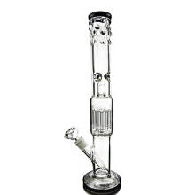 10 Árboles Árboles Perc Hookah derecho tubos de agua de fumar de vidrio (ES-GB-347)